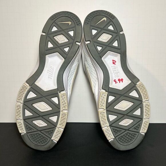 Womens Vintage NIKE Steady VIII White Leather Running Shoes / 6.5 - Picture 7 of 9